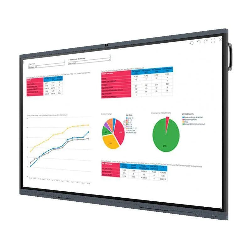 Pantalla Tactil Interactiva TEROS TE-DP8601DN, 86" D-LED IPS (3840x2160), LAN, WLAN, BT5.0 - SMART BUSINESS
