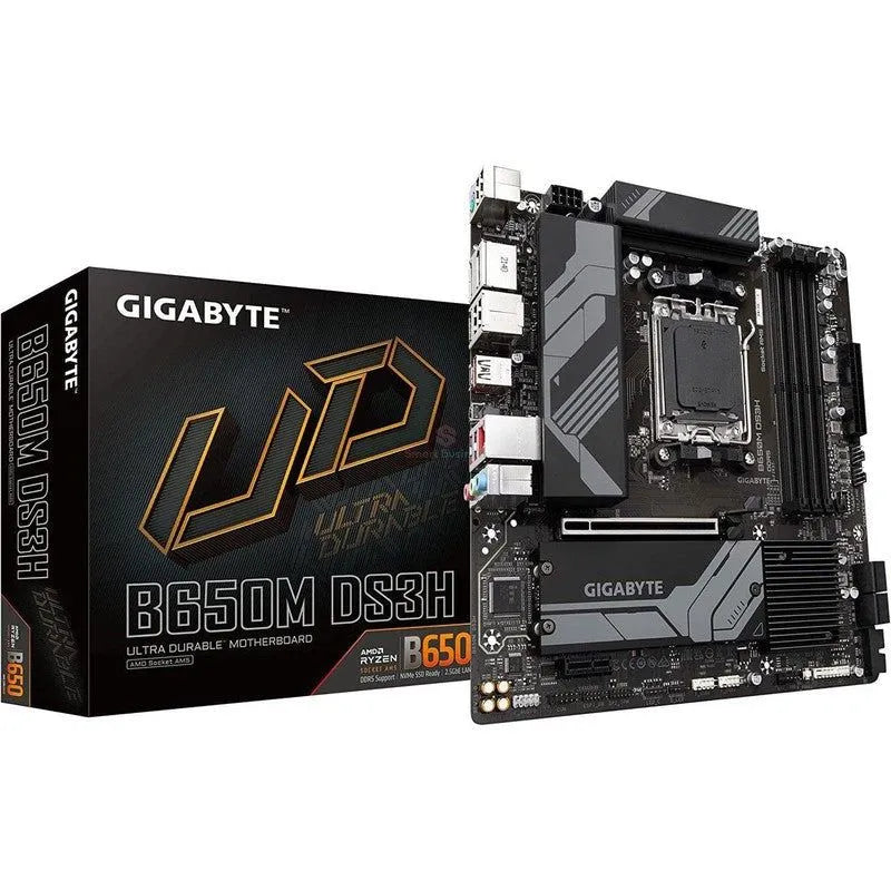 Placa Base Gigabyte B650M DS3H, Chipset AMD B650, Socket AMD AM5, Formato mATX - SMART BUSINESS