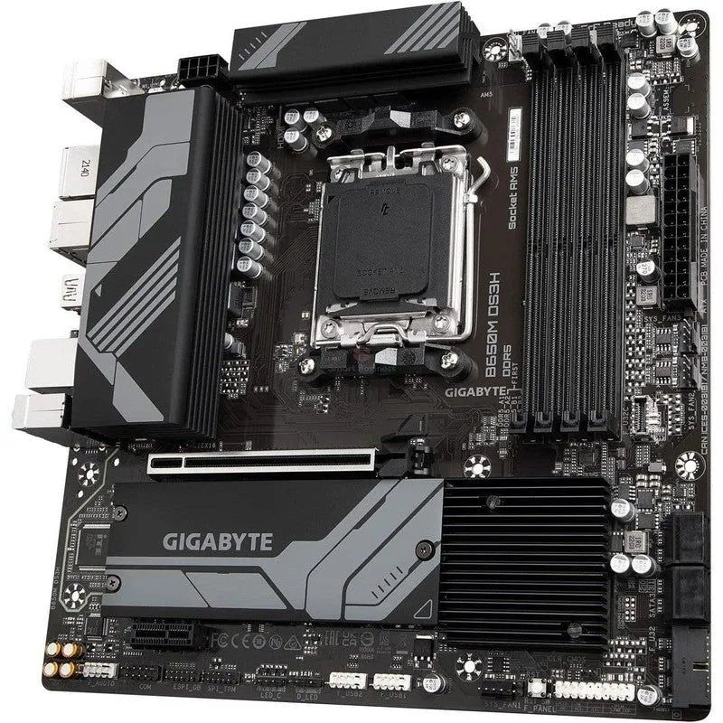 Placa Base Gigabyte B650M DS3H, Chipset AMD B650, Socket AMD AM5, Formato mATX - SMART BUSINESS
