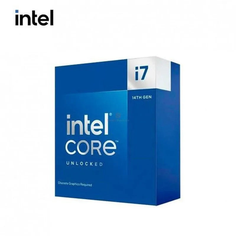 Procesador Intel Core I7 14700Kf 3.4Ghz, 33Mb, 20 Nucleos, No Tiene Grafico Integrado, Lga 1700, S/Cooler (Bx8071514700Kf) - SMART BUSINESS