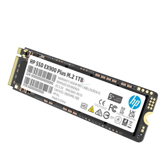 UNIDAD EN ESTADO SOLIDO HP EX900 PLUS, M.2 2280, 1TB, PCIE 3.0 X4, NVME 1.3 - 35M34AA#
