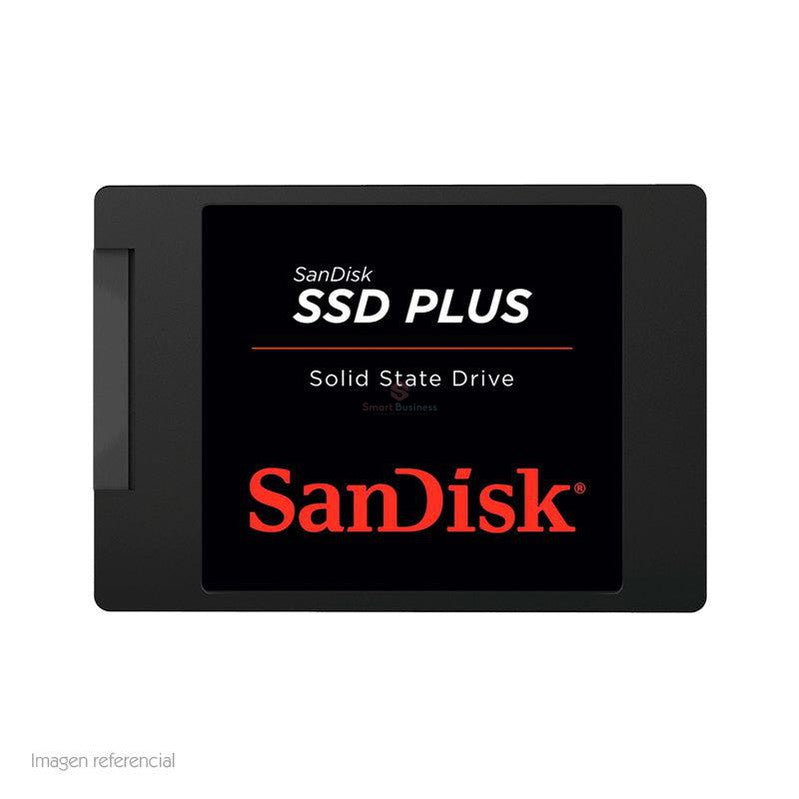 UNIDAD DE ESTADO SOLIDO SANDISK PLUS, 480GB, SATA 6GB/S, 2.5", 7MM. - SDSSDA-480G-G26