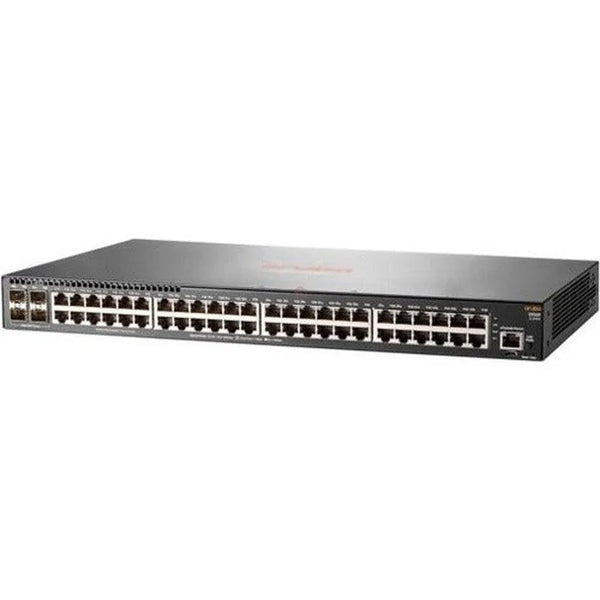 SWITCH ARUBA GIGABIT ETHERNET 2930F 48G 4SFP, 48 PUERTOS 10/100/1000MBPS + 4 PUERTOS SFP, 104 GBIT/S, 32.768 ENTRADAS - ADMINISTRABLE - SMART BUSINESS