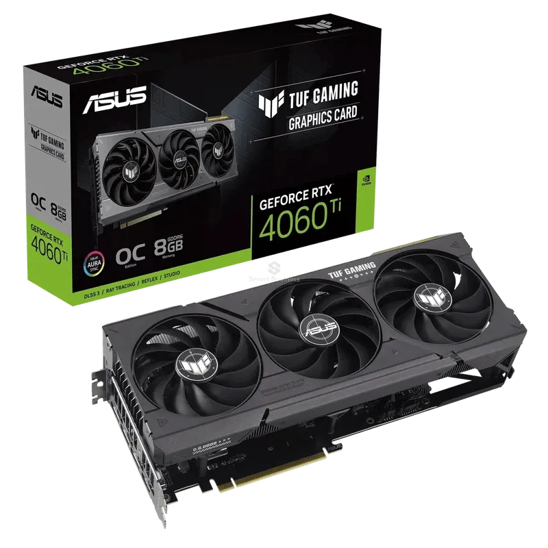 Tarjeta Gráfica Asus TUF Gaming GeForce RTX 4060 Ti 8GB GDDR6 OC, PCI-E 4.0 - SMART BUSINESS