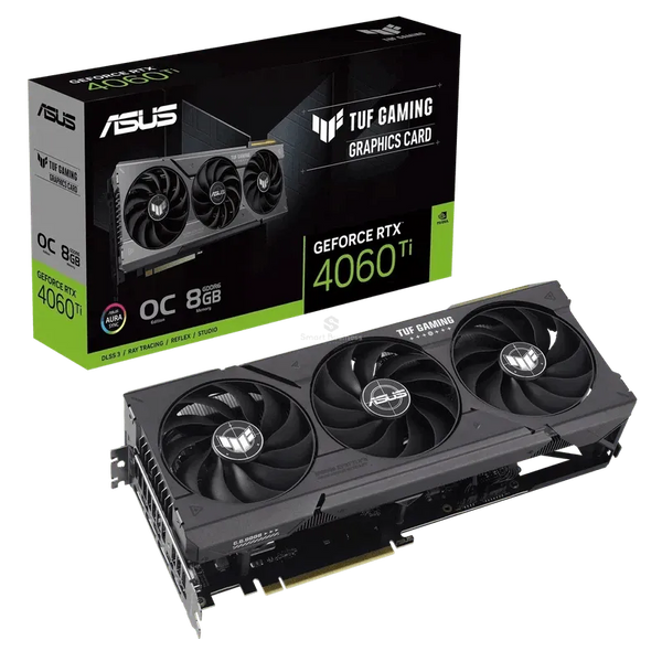 Tarjeta Gráfica Asus TUF Gaming GeForce RTX 4060 Ti 8GB GDDR6 OC, PCI-E 4.0 - SMART BUSINESS