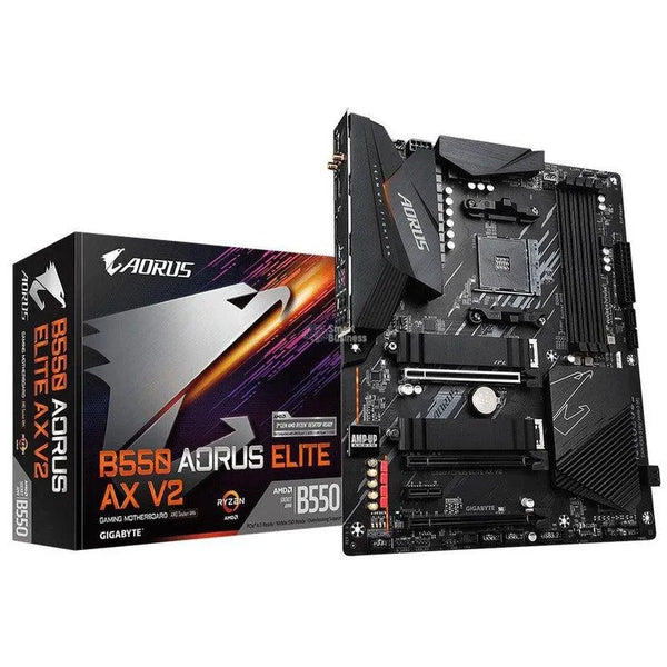 TARJETA MADRE GIGABYTE AORUS B550 ELITE AX V2 ATX S-AM4, HDMI, 128GB DDR4, COMPATIBLE CON PROCESADORES AMD RYZEN 5000 (ACTUALIZACIÓN DE BIOS REQUERIDA) - SMART BUSINESS