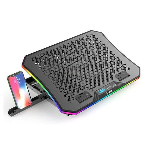 COOLER TEROS TE-7130N, COMPATIBLE CON NOTEBOOKS DE HASTA 15.6", 3 FAN DE 11CM - SMART BUSINESS