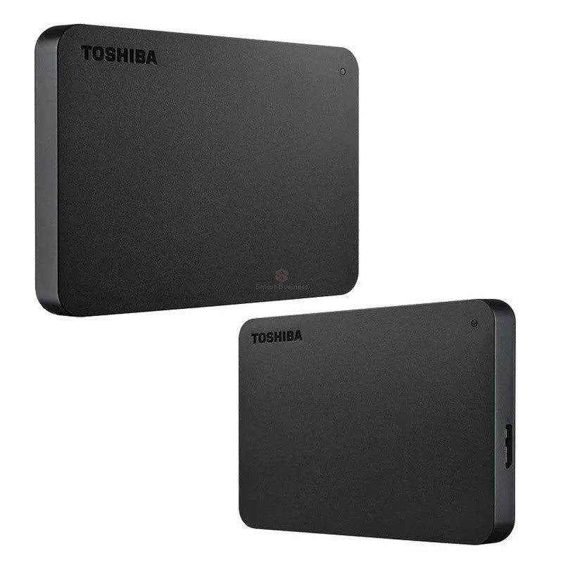 Disco Duro Externo Toshiba 1Tb Canvio Basics (Hdtb510Xk3Aa) Unidad De Almacenamiento Portable | Usb 3.2 & 2.0 | Negro Mate - SMART BUSINESS