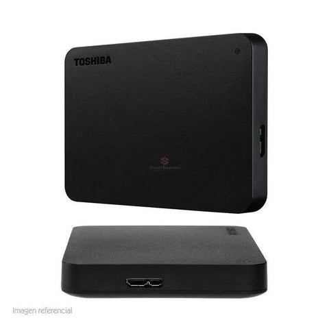 Disco Duro Externo Toshiba 2Tb Canvio Basics (Hdtb520Xk3Aa) Unidad De Almacenamiento Portable | Usb 3.0 | Negro - SMART BUSINESS