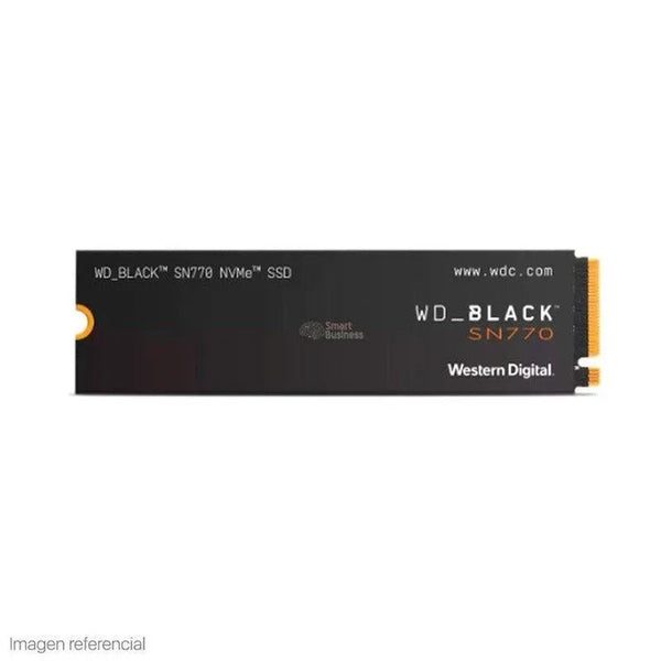 UNIDAD DE ESTADO SOLIDO WESTERN DIGITAL BLACK SN770 NVME 1TB, M.2 2280, PCIE GEN 4.0 X4. - SMART BUSINESS
