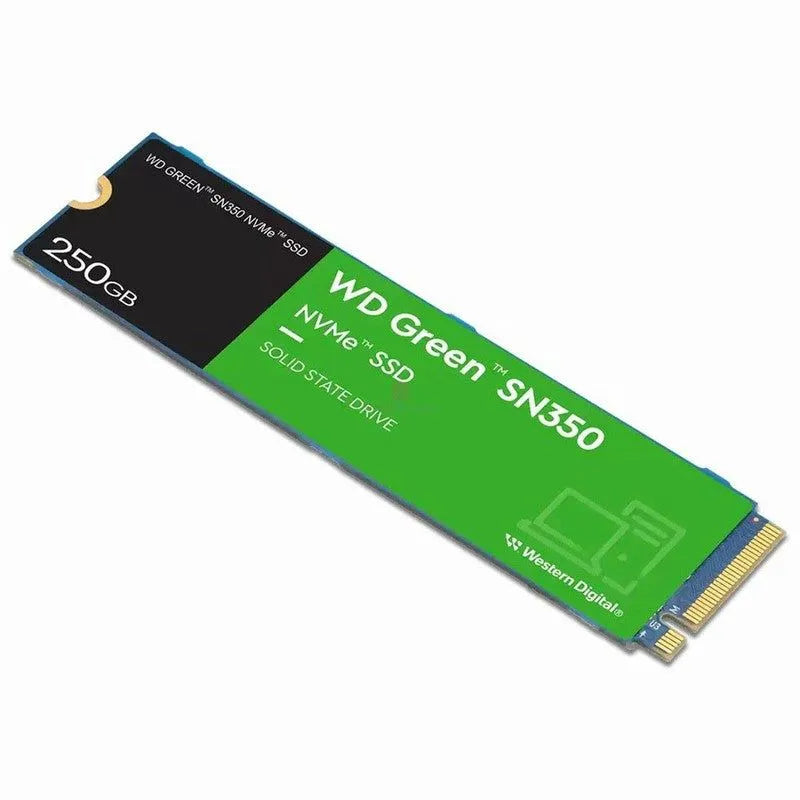 UNIDAD DE ESTADO SOLIDO WESTERN DIGITAL GREEN SN350 NVME, 250GB M.2 2280 - SMART BUSINESS