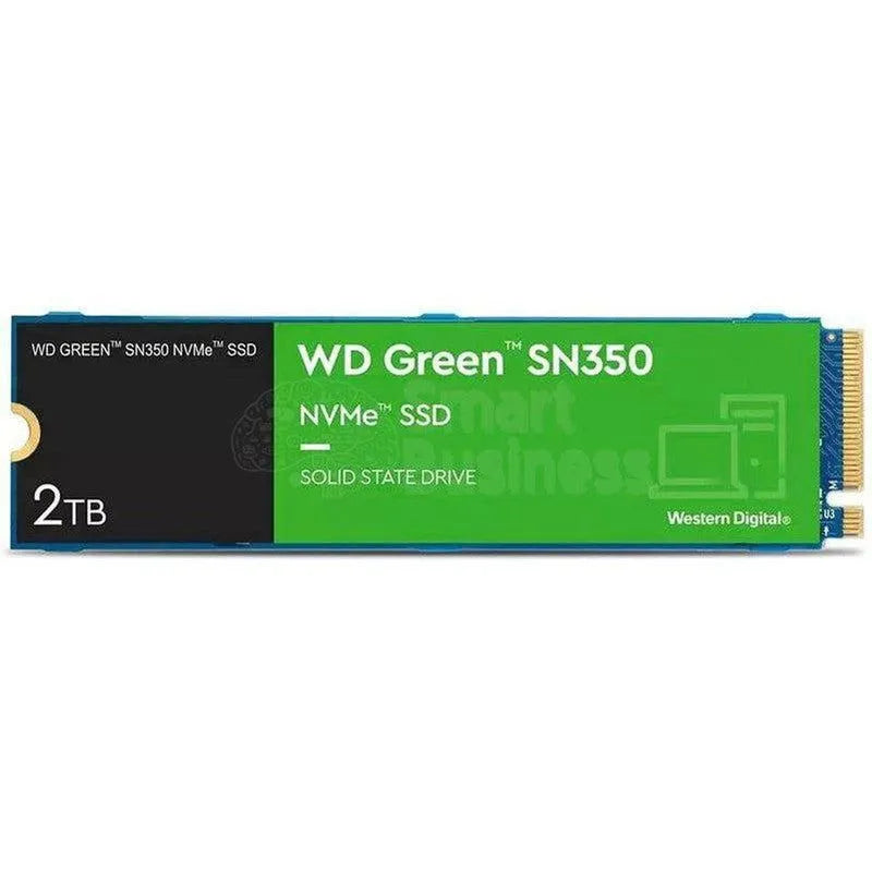 UNIDAD DE ESTADO SOLIDO WESTERN DIGITAL GREEN SN350 NVME 2TB M.2 2280, PCIE GEN3 X4 - SMART BUSINESS