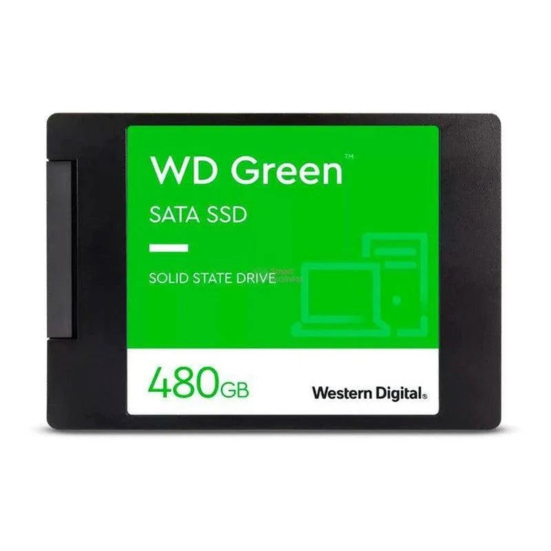 UNIDAD DE ESTADO SOLIDO WESTERN DIGITAL GREEN, WDS480G3G0A, 480GB, SATA 6GB/S, 2.5", 7MM. - SMART BUSINESS