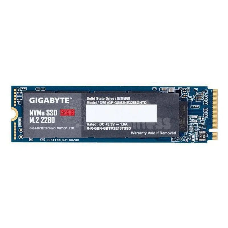 Unidad En Estado Solido Gigabyte Gp-Gsm2Ne3256Gntd, 256Gb, M.2, 2280, Nvme Pcie Gen 3.0 X4 - SMART BUSINESS