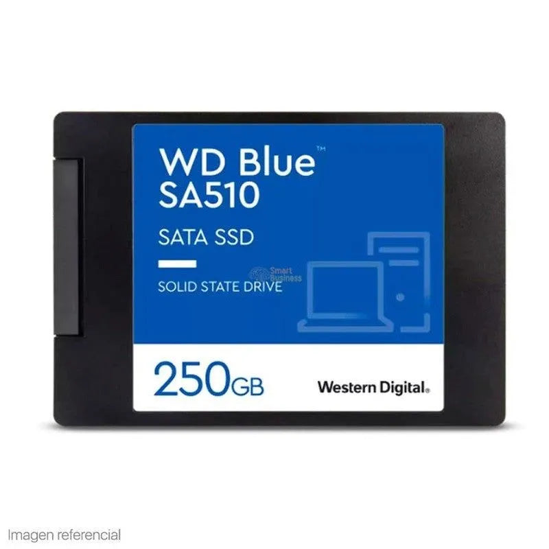 Unidad En Estado Solido Western Digital Blue Sa510, 250Gb, Sata 6Gb/S, 2.5", 7Mm. - SMART BUSINESS